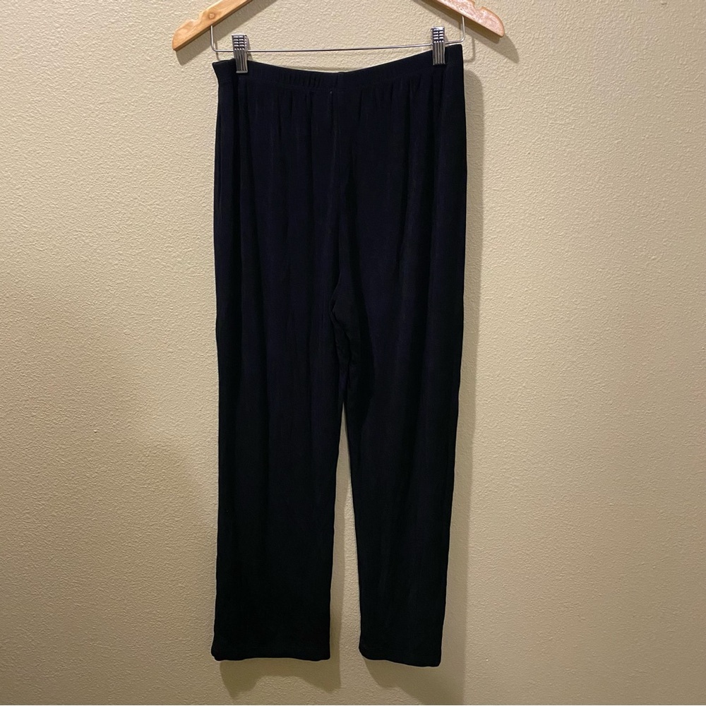 Women’s Size 1 Short M Travelers by Chico’s Black Elastic Waist Slinky Pants - Picture 7 of 9
